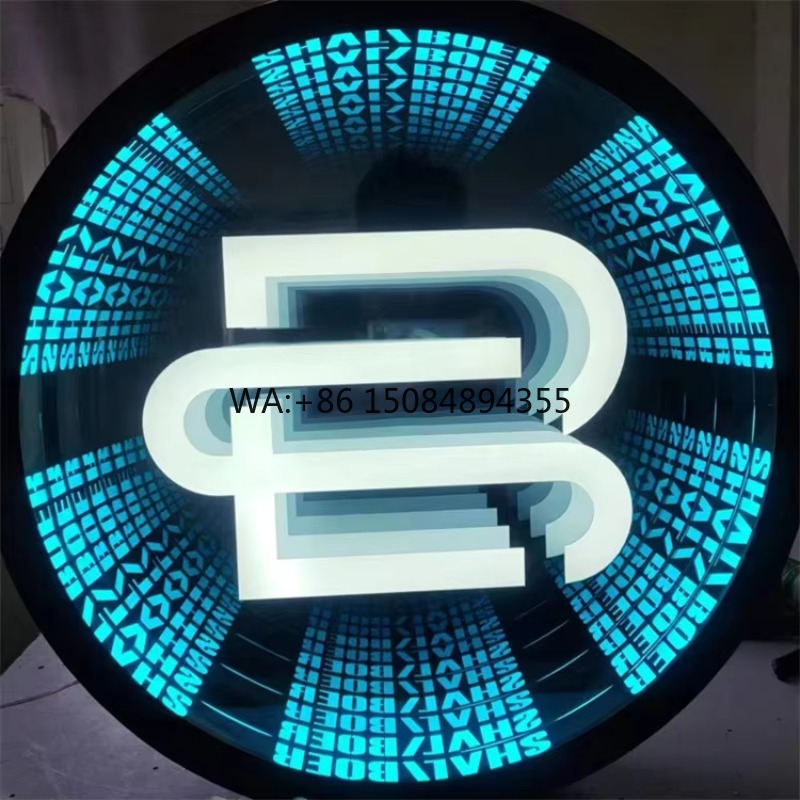 Neon Sign Party - 무료 디자인 맞춤형 매직 인피니티 미러