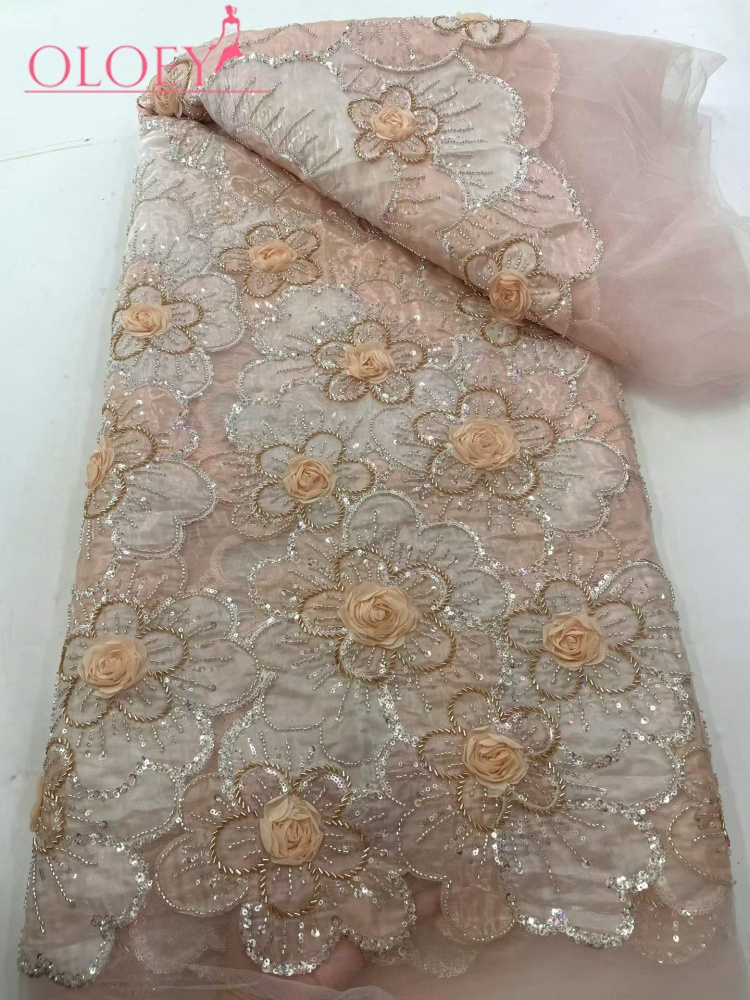 Glitter Tablecloth - OLOEY 새로운 스타일 아프리카 신랑 비즈
