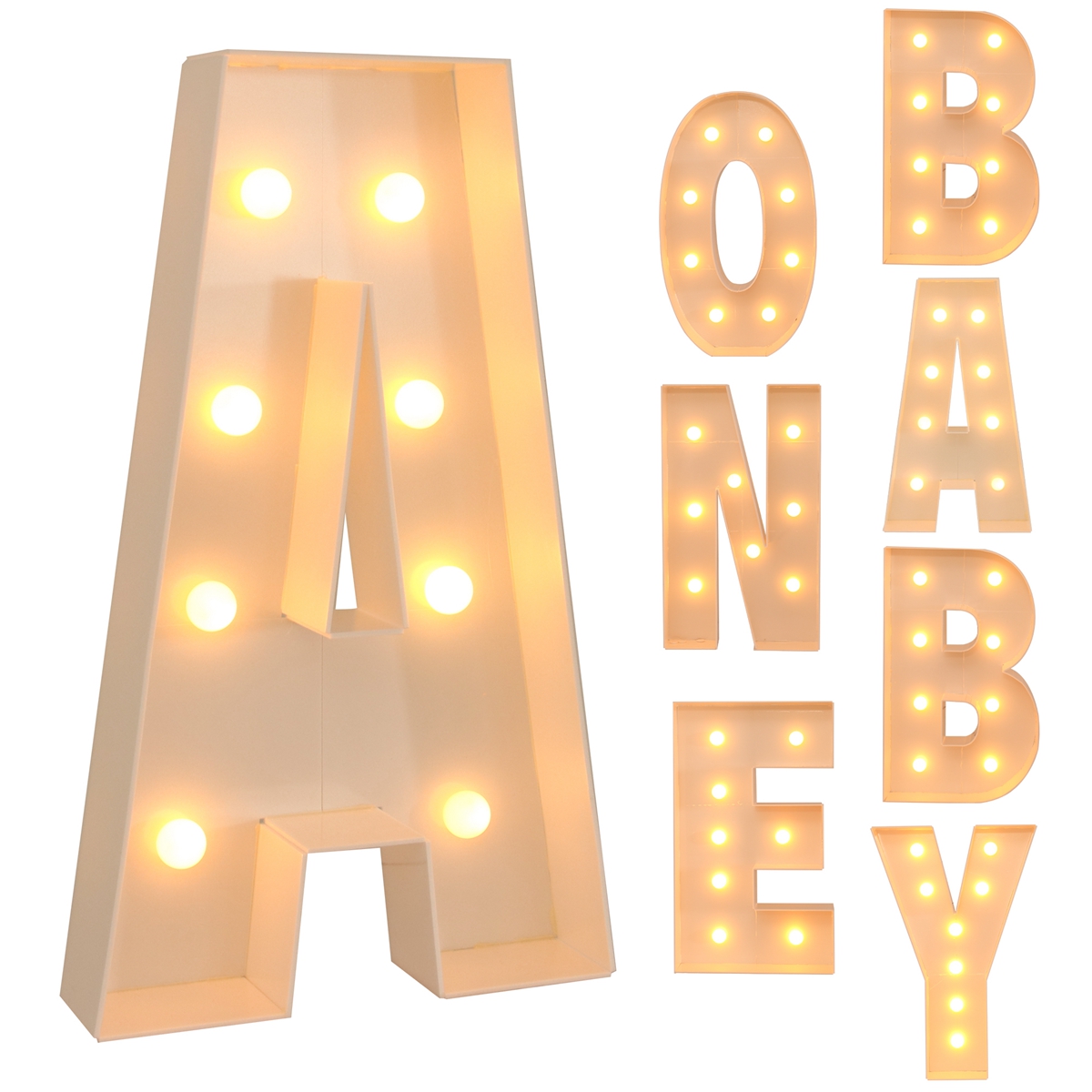 91.5CM 거대한 편지 Led 라이트 프레임 상자 베 - Led Balloon Light 리뷰 및 가격